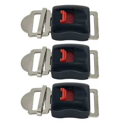 £5.91 • Buy 3x Helmet Chin Strap Speed Clip Quick Release Disconnect Buckle For Motorcycle