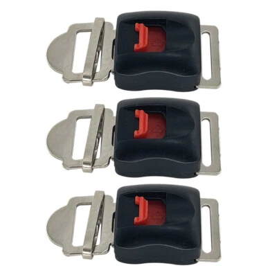 £5.91 • Buy 3x Helmet Chin Strap Speed Clip Quick Release Disconnect Buckle For Motorcycle