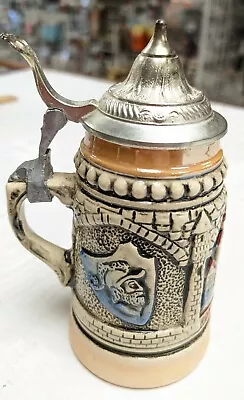 Vintage~ Rothenburg ODT Miniature Beer Stein 4 1/2  With Lid ~Germany • $89