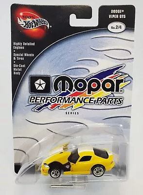 100% Hot Wheels Mopar Performance Parts Series Dodge Viper GTS #2/4 Yellow 1/64 • $19.95