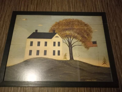 $50 • Buy Warren Kimble Framed Print Of School