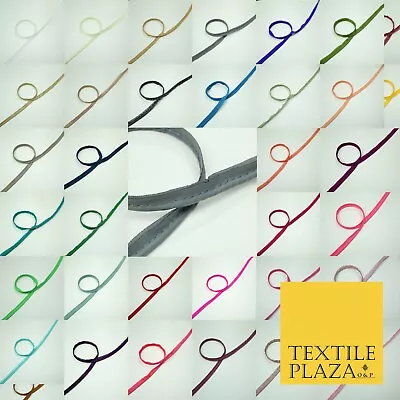 £1.29 • Buy 40 COLOURS - 10mm Flanged Insertion Piping Cord Edging Border Trim - PER METRE