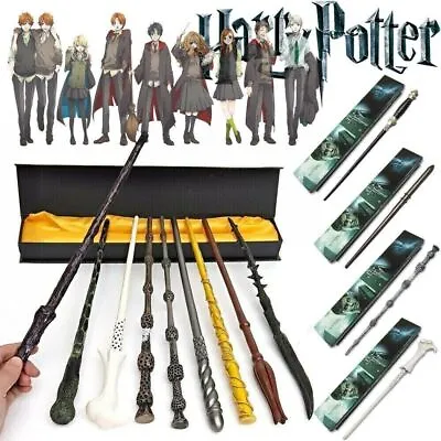 Harry Potter Magic Wand Hermione Dumbledore Luna Wands Cosplay Toy Gifts Boxed~ • £8.48