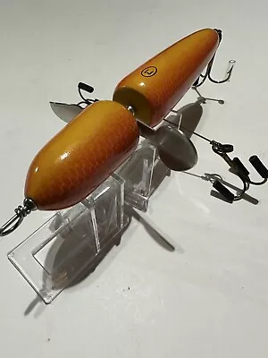 Custom Wood Globe Musky Lure - Quality - Signed By Maker • $60