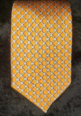 Michael Kors Men's Neck Tie Burnt Orange With Blue Silk 3.5  Width • $11.33