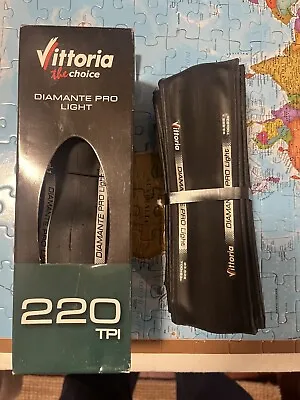 Vittoria Diamante Pro Light II Clincher Tire 700 X 25 New  + 700x23 (20 Miles) • $40