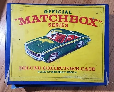 Official Matchbox Series Deluxe Collector’s Case 72 Cars 1968 - Ferrari Art * (4 • $35.99