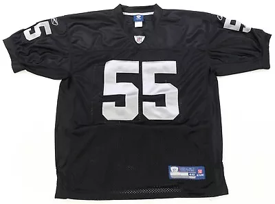 Rare VTG REEBOK Rolando McClain Oakland Raiders Authentic Jersey 2010s Black 48 • $49.99