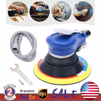 6'' Air Body Random Orbital Palm Sander DA Buffing Sanding Pneumatic Tool 90PSI  • $41.80