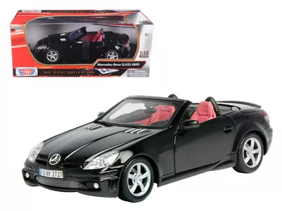 2005 Mercedes Slk 55 Amg Black 1:18 Diecast Model Car By Motormax 73162 • $39.99