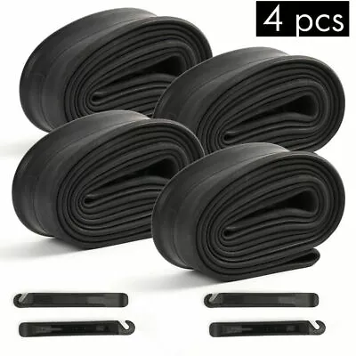 4x 26  Inch Inner Bike Tube 26x1.75-2.125 Bicycle Butyl Rubber Tire Interior BMX • $16.99