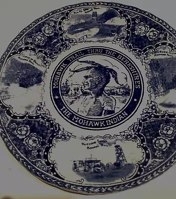 Rowland & Marsellus  9  Blue Plate- Mohawk Trail- Berkshires   Staffordshire UK • $16.99