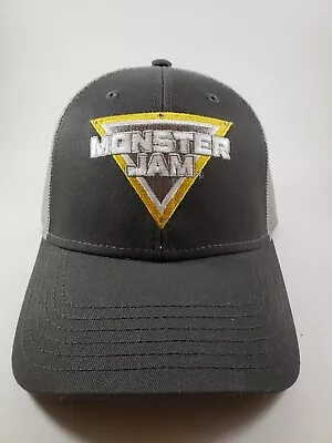  Monster Jam  Trucker Hat By Cap America Style( NWT) Charcoal Gray Adjustable • $10.49