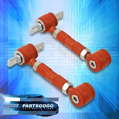 For Civic CRX Del Sol Integra EF EG EK EJ DC JDM Rear Adjustable Camber Kit Red • $33.99