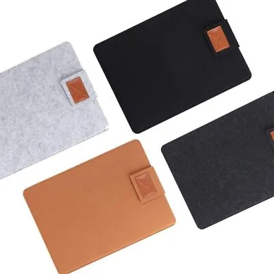 Portable Wool Felt Laptop Case Sleeve Ultrabook Cover For Xiaomi HP Dell Lenovo • £5.70