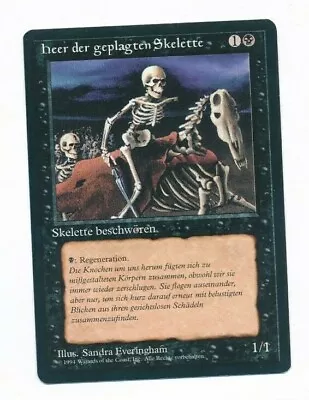 MTG Magic The Gathering FBB Drudge Skeletons GERMAN NM • $3.99