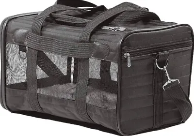 SHERPA Travel Original Deluxe Airline-Approved Pet Carrier Lrg Charcoal Gray NEW • $27.21