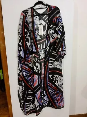 Plus Size 18 Taking Shape Multicoloured Kimono • $25