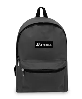 Everest Unisex Basic 15  Backpack CHARCOAL • $15.99