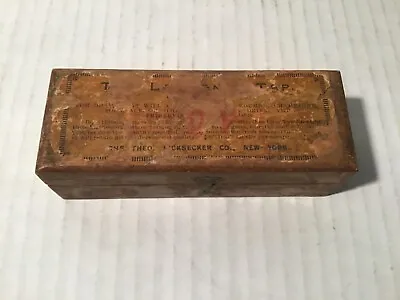 Woman’s Vtg Ladies Ricksecker’s Skin And Complexion Wood Soap Box 2 Paper Labels • $24.95
