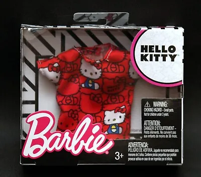 Barbie Doll HELLO KITTY Fashion Pack Top Shirt Sanrio Red • $8.57