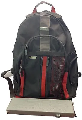 Vintage 90s Osiris Black & Red Backpack G-Bag Urban Sound System Bag & Amp Only • $99.96