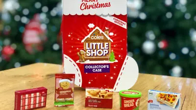 COLES MINI'S Little Shop CHRISTMAS STOCKING * Filled - ALL 5 Items - Full Set • $29.95
