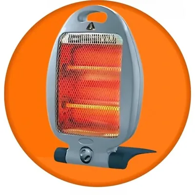 Halogen Electric Heater 800w Portable Instant Heat Free Standing Quartz • £12.48