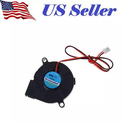 $4 • Buy 12V DC 50mm Blower Radial Cooling Fan Hotend Extruder For RepRap 3D Printer