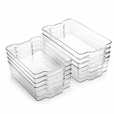 BINO Stackable Multi-Use Storage Organizer Bins Plastic BPA-Free THE STACKER ... • $50.51