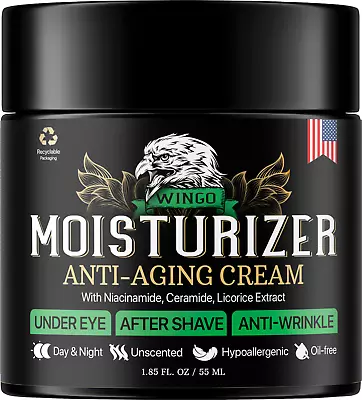 Men Anti-Aging Face Cream After Shave - Day & Night Men's Face Moisturizer Cream • $21.99