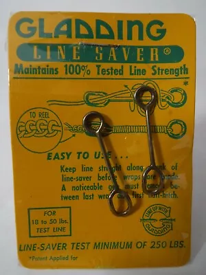 NOS Vintage Gladding Fishing Line Saver 18 To 50 Lbs. Test Line (Sealed)  • $14.95