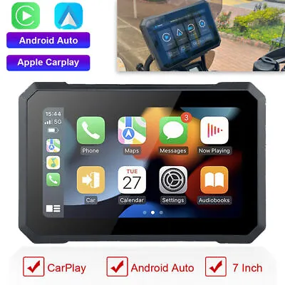 7inch Motorcycle Navigator Wireless CarPlay Android Car Universal Touch Screen • $236.83