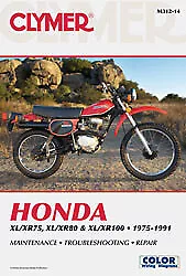 Clymer Repair Manual For 1975-2003 Honda XR XL 75 80 100 M312-14 • $49.95