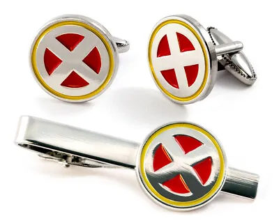 X-Men Tie Clip Tack Xmen Wolverine Cufflinks Cyclops Wedding Groomsman Cuff Link • $9.95