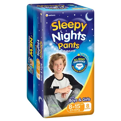 $9.99 • Buy BabyLove Sleepy Nights 8-15 Years 8 Pack