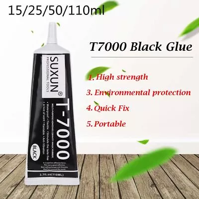 Quick Fix Portable Black Liquid Repair Tools T-7000 Glue Epoxy Resin Adhesives • $12.50