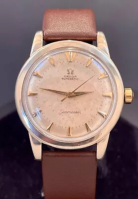 Original 35mm Vintage 1955 Omega Automatic Seamaster Watch Service 500 Gx6250 • $749