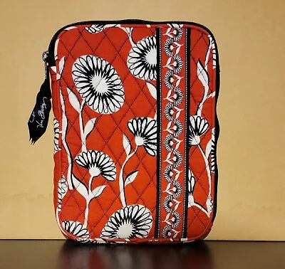 Vera Bradley Deco Daisy Red Floral Purse Wallet Cosmetic Bag MakeUp Bag • $15