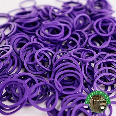 1000 Pcs Mini Purple Rubber Bands Elastic Hair Ties Hair Braids Rubber Bands • $9.77