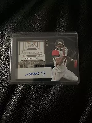 2024 Leaf Sports Heroes Scenography Auto Acetate Bronze Michael Vick 21/25 • $25