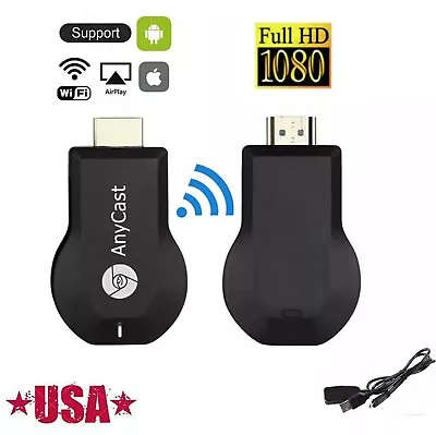 AnyCast Wireless WiFi Display Dongle HDMI TV Stick DLNA Aircast Miracast 1080P • $8.99