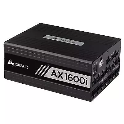 Corsair 1600W Atx Fully Modular Power Supply Ax1600i 80 Plus Titanium • £486.95