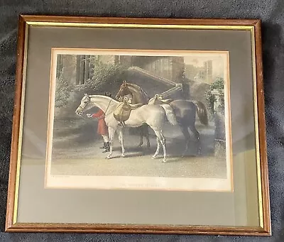 J F Herring C Cousen (1813-89) The Queens Horses Windsor 1849 13”x15” Tint • £54