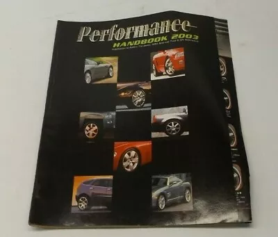 2003 Performance Handbook Supplement To Modern Tire Dealer SEMA News & Truck SUV • $5
