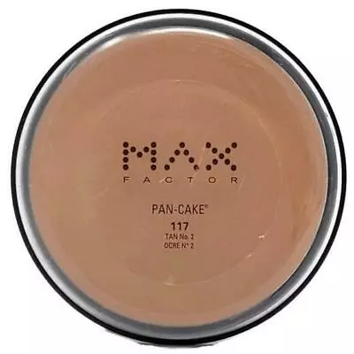 Max Factor Pan-Cake 117 Tan 2 Foundation - 1.75 Oz • $145