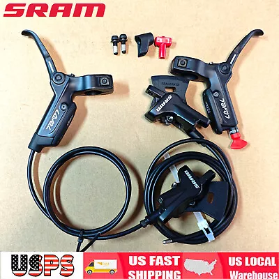 SRAM Level Hydraulic Disc Brake Front&Rear Bicycle Bikes Brakes Caliper PM 160mm • $130