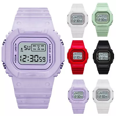 Unisex Student Electronic Digital Watch Multifunction Waterproof Sports Watch • $9.87