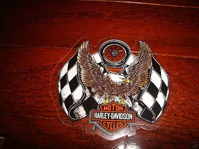 HARLEY DAVIDSON VINTAGE RACING EAGLE DECAL 3 1/2” X 3.25” (INSIDE) NEW • $6.49