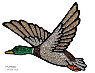 MALLARD DUCK Iron-on PATCH Embroidered BIRD ANIMAL HUNTING SOUVENIR APPLIQUE New • $5.99